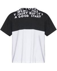 MM6 by Maison Martin Margiela - T-Shirt Met Print - Lyst