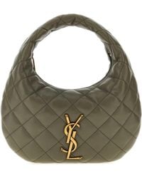 Saint Laurent - Army Nappa Leather Icarino Shoulder Bag - Lyst