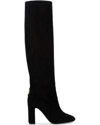 Dolce & Gabbana - Chain-Link Boots With Block Heel - Lyst