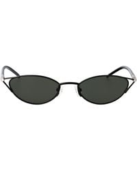 McQueen - Metal Sunglasses - Lyst