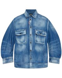DSquared² - Shirt With Classic Collar - Lyst