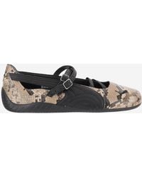PUMA - Speedcat - Ballerines plates à imprimé animal - Lyst