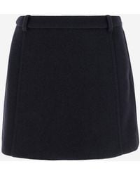 Jil Sander - Wollen Rok - Lyst