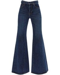 Sacai - KOOT -Cut -Jeans mit passender Gürtel - Lyst