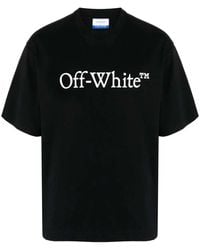 Off-White c/o Virgil Abloh - Big Bookish T-Shirt Cotton Tshirt - Lyst