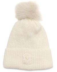 Parajumpers - Alpaca Pom Pom Hat Knitted Beanie - Lyst