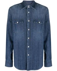 Boglioli - Denim Button-Down Shirt - Lyst