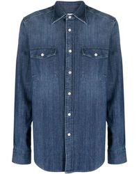 Boglioli - Denim Overhemd - Lyst
