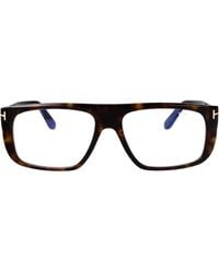 Tom Ford - Round Optical Ft6182 B 52 - Lyst