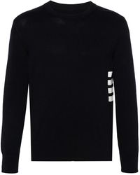 Thom Browne - 4 Stripe Detail Sweater - Lyst