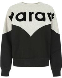 Isabel Marant - "houston" Bicolour Sweatshirt - Lyst