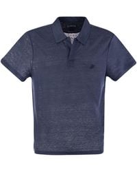 Vilebrequin - Short-Sleeved Linen Polo Shirt - Lyst