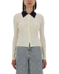 Self-Portrait - Merino Wool Cardigan - Lyst