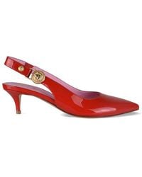 Balmain - Eva Slingback-Pumps Aus Lackleder - Lyst