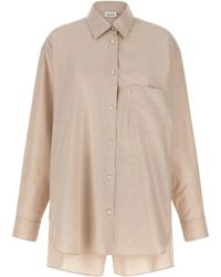 ANDAMANE - Georgiana Set Oversized Shirt + Boyfriend Boxer - Lyst