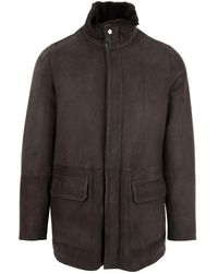 Moorer - Coats Brown - Lyst