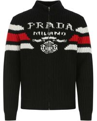 Prada - Cashmere Cardigan - Lyst