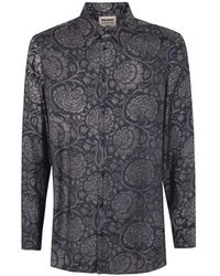 Uma Wang - Overhemd Met Bloemenprint - Lyst