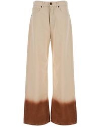 Alanui - Two-tone Denim Wide-leg Jeans - Lyst