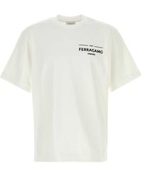 Ferragamo - Cotton T Shirt - Lyst