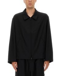 Y-3 - Boxy Wool Jacket With Minimalist Design - Lyst