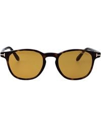 Tom Ford - Round Sunglasses Ft1302 52 E - Lyst