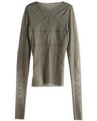 Rick Owens - Temple T-Shirt Met Naaddetail - Lyst
