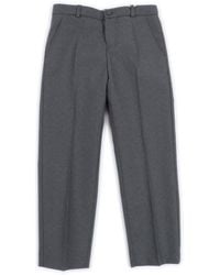 Gucci - J-broek Effen Stijve Wol - Lyst