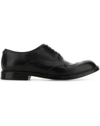 Dolce & Gabbana - Leather Marsala Lace Up Shoes - Lyst
