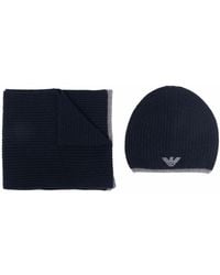 Emporio Armani - Hats Blue - Lyst