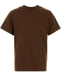 Entire studios - Chocolate Cotton T Shirt - Lyst