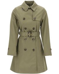 Barbour - Double-Breasted Trench Coat For - Lyst