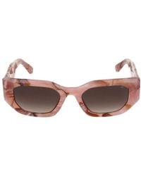 Philipp Plein - Occhiali Da Sole Spp066 M 06 Z8 Rosa Opalino+Rosa Marmorizzato /21/135 - Lyst