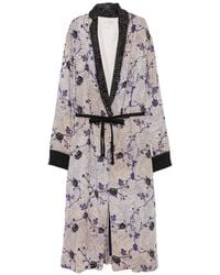 forte_forte - Cherry Blossom Long Coat - Lyst