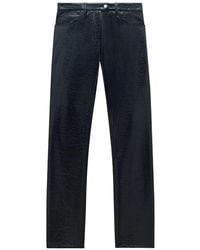 Courreges - Pantalon En Vinyle À Coupe Droite - Lyst