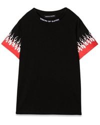 Vision Of Super - Kids Tshirt With Double Flame - Lyst