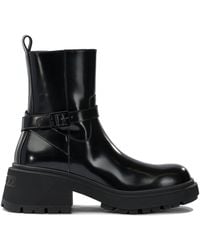 Jimmy Choo - "conny Flat" Ankle Boots - Lyst