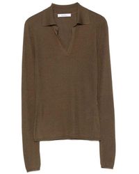 Max Mara - Jersey Estilo Polo De Canalé - Lyst