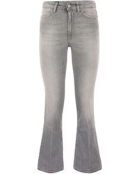 Dondup - MANDY Super Skinny Bootcut Jeans in Stretch Jeans - Lyst