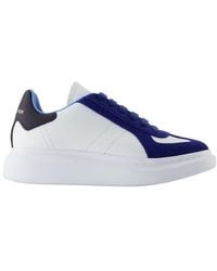 McQueen - Baskets surdimensionnées Leather blanc - Lyst