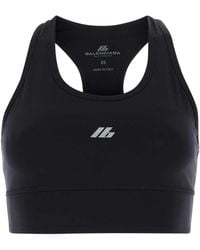 Balenciaga - Stretch Nylon Crop-Top - Lyst
