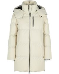 Moose Knuckles - Chelia 3 Q 'Ivory Polyamide Blend Down Jacket - Lyst