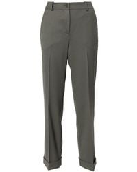 P.A.R.O.S.H. - Tailored Virgin Wool-Blend Trousers - Lyst
