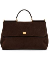 Dolce & Gabbana - My Sicily Maxi Leather Handbag - Lyst