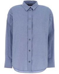 Max Mara - Relaxed Solid Shirt - Lyst