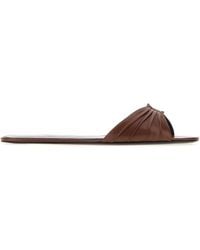 Saint Laurent - Slip On Flats - Lyst