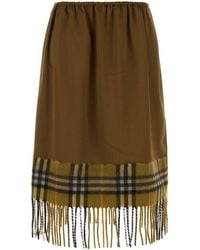 Burberry - Skirts - Lyst