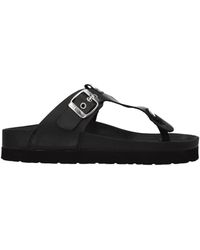 Love Moschino - Infradito Donna Pelle Nero - Lyst