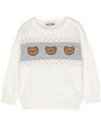 Moschino - "Teddy Bears" Crew Neck Pullover - Lyst