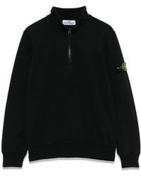 Stone Island - Polo Shirt With Half Zipper - Lyst